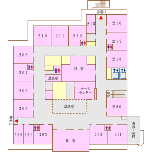 2階フロアマップ